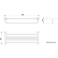 Полка для полотенца Timo Selene 10058/00