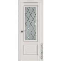 Межкомнатная дверь ProfilDoors 2.90U L 80x200 (дарквайт, стекло ромб)