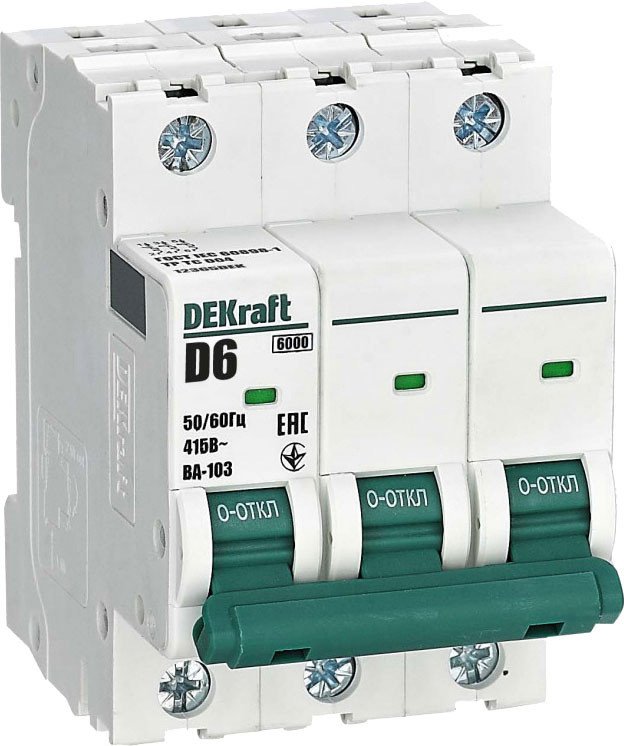 

Выключатель автоматический Schneider Electric DEKraft 12365DEK