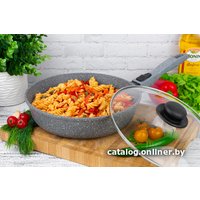 Сковорода Elan Gallery Гармония вкуса 120595 (серый мрамор)
