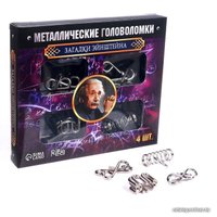 Головоломка Puzzle Загадки Эйнштейна Металлическая 2528228 (4 шт)