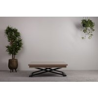 Стол-трансформер Levmar Cross G41/S53 (капучино/черный)