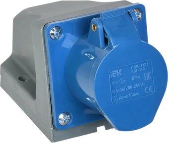 Розетка промышленная IEK PSR11-016-3