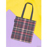 Сумка шоппер JoyArty Узор шотландки bsh_50504