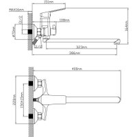 Смеситель AV Engineering AVWIN7-A165-122