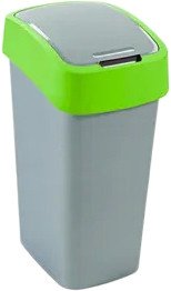 

Мусорное ведро Curver Flip Bin (45 л, серый/зеленый)