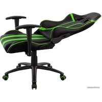 Игровое (геймерское) кресло AeroCool AC120 AIR (черный/зеленый)