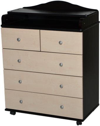 Детский комод Антел Ульяна-3 800-5 ЛДСП (венге/клен)