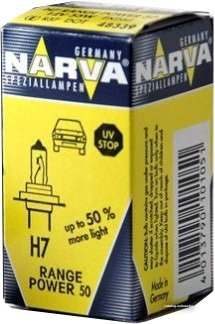 Галогенная лампа Narva H7 Range Power 50 1шт [48339]