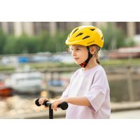 Cпортивный шлем Shulz Kids Bubble LED M (жёлтый)