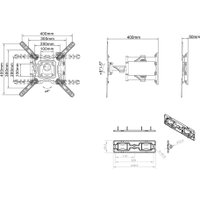 Кронштейн Multibrackets M VESA Flexarm M Full Motion Single