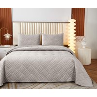 Набор текстиля для спальни Sofi De MarkO Армандо 240х260 Пок-Арм-240х260сс (светло-серый)