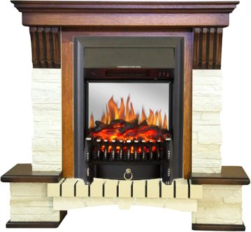 

Каминокомплект Smolcom Stone Montebello STD-ASP с Fobos-S Lux BL LT (дуб антик)