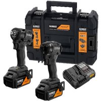 DeWalt DCK2224MP2T-QW (винтоверт, гайковерт, 2 АКБ, кейс)