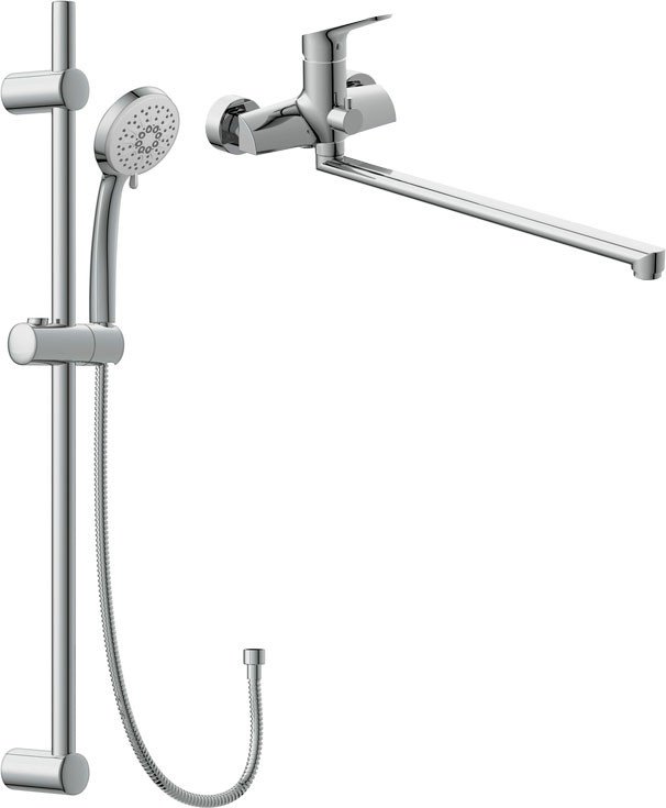 Душевой гарнитур  Cersanit Flavis 64093 + Vibe 63067