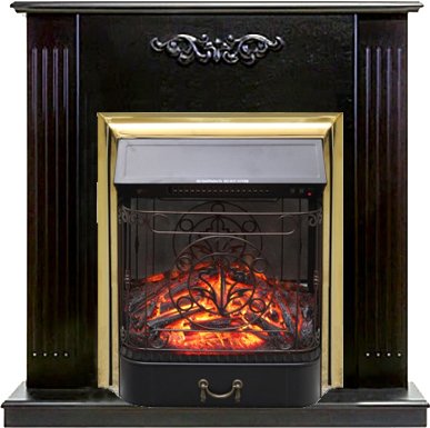 

Каминокомплект Smolcom Lumsden STD-ASP с Royal Flame Majestic FX M Brass (темный орех)