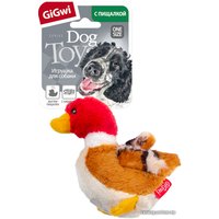 Игрушка для собак GiGwi Утка с пищалкой 75065