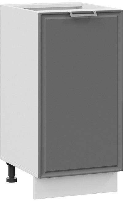 

Шкаф напольный Трия Белладжио 1Н4 (белый/софт графит)