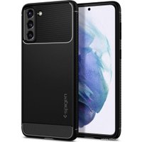 Чехол для телефона Spigen Rugged Armor для Galaxy S21 ACS02421 (черный матовый)