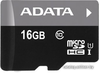 Карта памяти ADATA Premier microSDHC UHS-I (Class 10) 16GB (AUSDH16GUICL10-R)