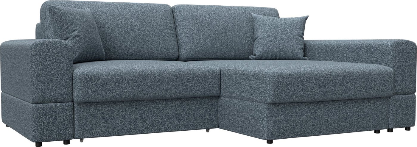 

Угловой диван Лига диванов Лига-055 НПБ универсальный 130235 (велюр Ness 12 серый)