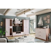 Стенка MLK Лестер (ясень темный/бодега светлый) в Витебске