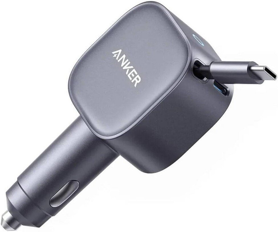 Автомобильное зарядное Anker Nano A2738H 75W (серебристый)