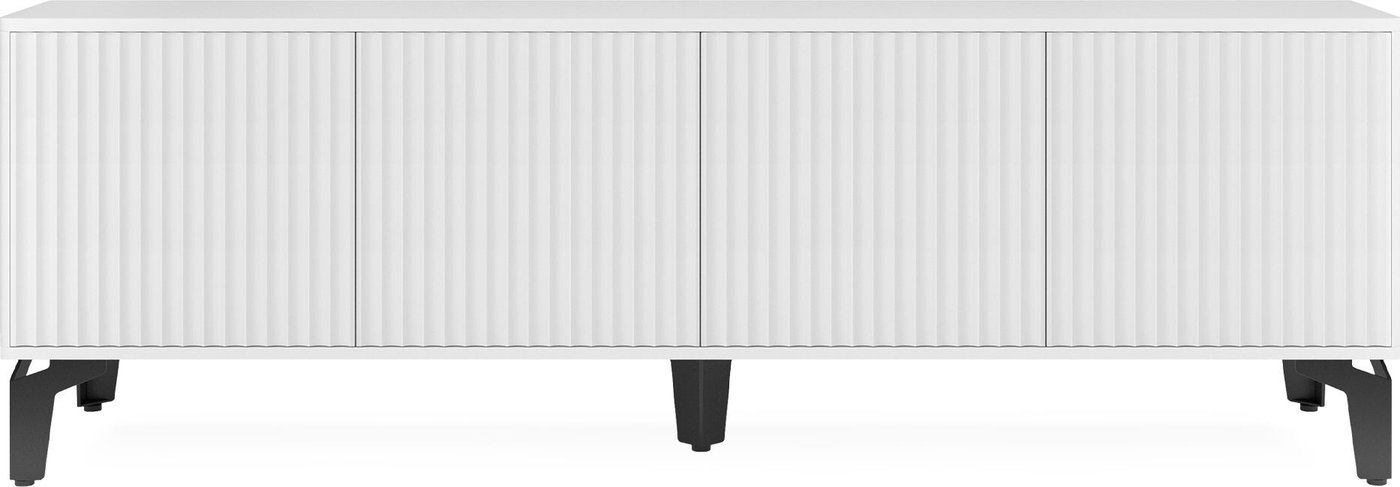 

Тумба Shtabe Royal 5047 эко (белый-черный)