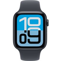 Умные часы Apple Watch SE 3 LTE 44 мм (алюминиевый корпус, полуночный/полуночный, спортивный силиконовый ремешок M/L)