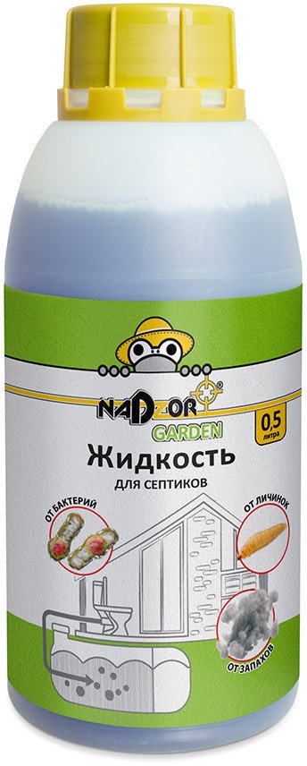 

Жидкость для биотуалетов Nadzor Для выгребной ямы и дачных туалетов BIOWC1 (500 мл)