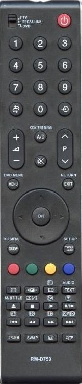 

Пульт ДУ Huayu RM-D759 для Toshiba universal