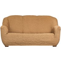 Чехол для дивана Софатэкс Люкс ПО-6 без оборки (кофе с молоком)