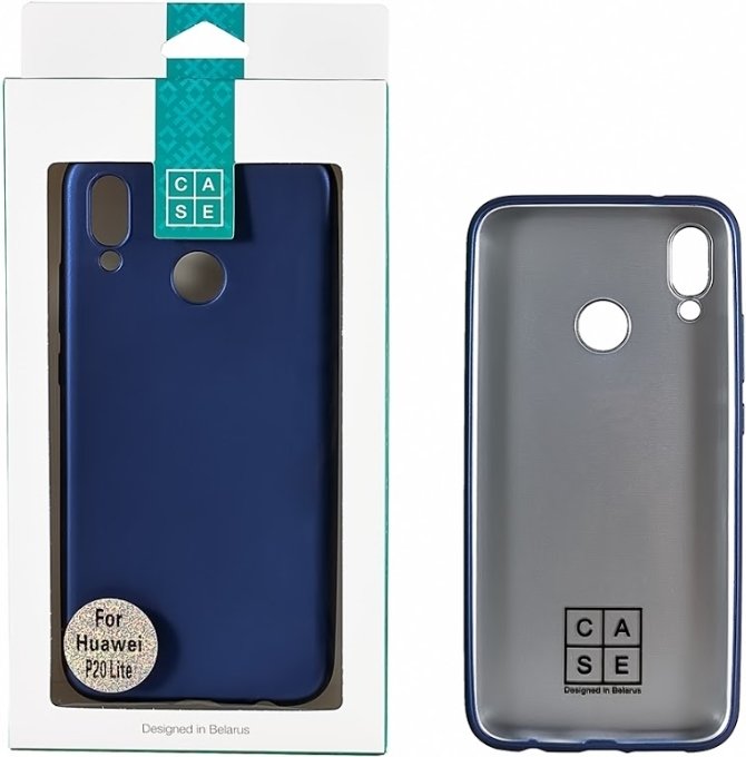 

Чехол для телефона Case Deep Matte для Huawei P20 Lite (синий)