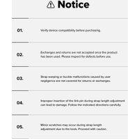 Ремешок Ringke Metal One Air для Galaxy Watch 8, 8 Classic 40 / 44 / 46 mm Silver