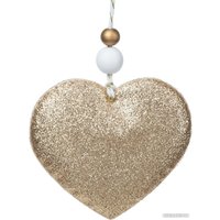 Елочная игрушка Magic Time Золотистое сердечко 89484
