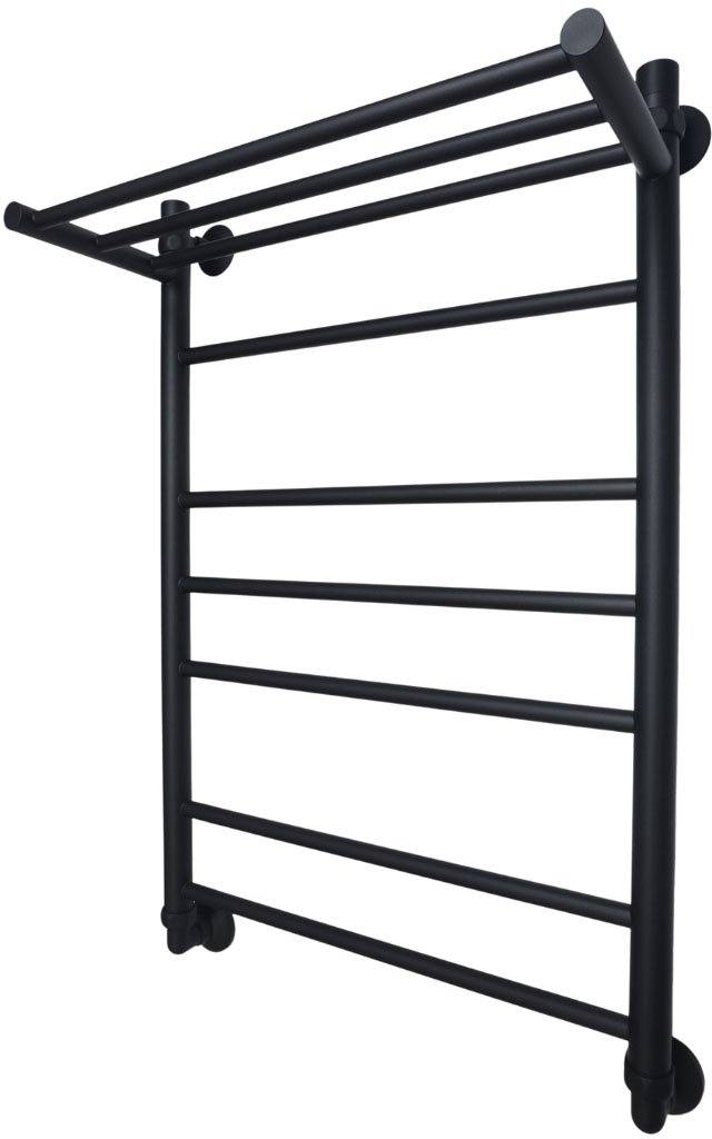 

Полотенцесушитель Маргроид Вид 10 80x50 (с полкой черный матовый, полная комплектация)