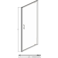 Душевая дверь Bravat Drop 90 BD090.4111A