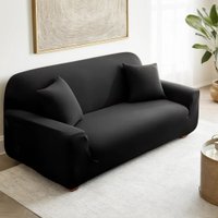 Чехол для дивана Mio Tesoro 140-185см + наволочка ALZH06202-BL (черный)