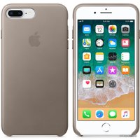 Чехол для телефона Apple Leather Case для iPhone 8 Plus / 7 Plus Taupe