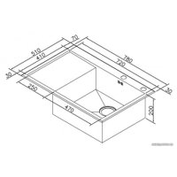 Кухонная мойка ZorG X-7851-R