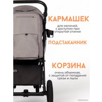 Коляска прогулочная «книга» Bubago Bass (кирпичный)