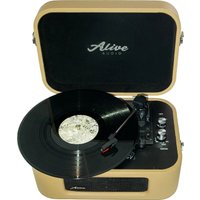 Виниловый проигрыватель Alive Audio Stories (бежевый)
