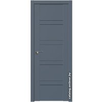 Межкомнатная дверь ProfilDoors 2.80U L 90x200 (антрацит, стекло дождь черный)