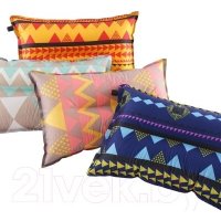 Подушка туристическая Mio Tesoro TBD0371514901B (оранжевые полосы)