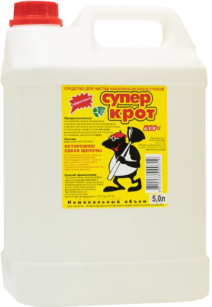 

Средство для ванны Avko Супер Крот 5 л