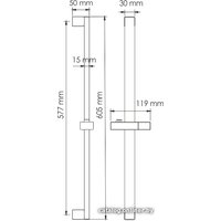 Душевая штанга Wasserkraft A123