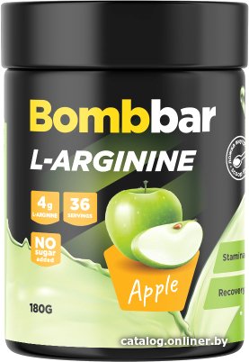 L-аргинин Bombbar L-Arginin (180 г, зеленое яблоко)