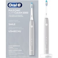 Электрическая зубная щетка Oral-B Pulsonic Slim Clean 2000 (серый)