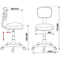 Компьютерное кресло Бюрократ CH-299/ABSTRACT (мультиколор)