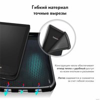 Обложка для электронной книги JFK для PocketBook Touch HD 3/617/616/627/632/633/628/606/Colour/Touch Lux 4/Lux 3/Lux 5/Basic Lux 2/Basic 4 (темно-синий)